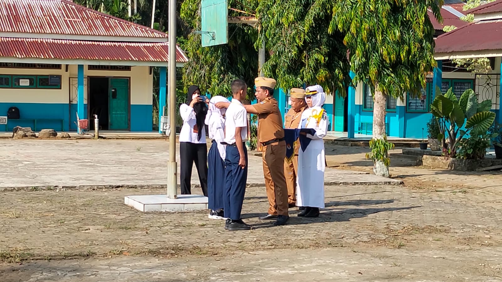 Upacara Pembukaan MPLS Tahun Ajaran 2026/2027 SMK Negeri 1 Tanjung Jabung Timur Berlangsung Khidmat